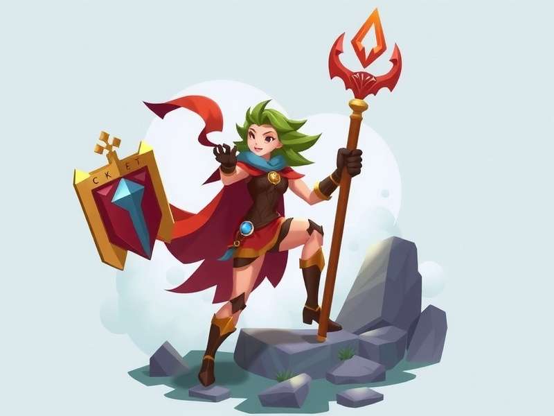 Main character of Fearless Champion Fearless Champion game hero character